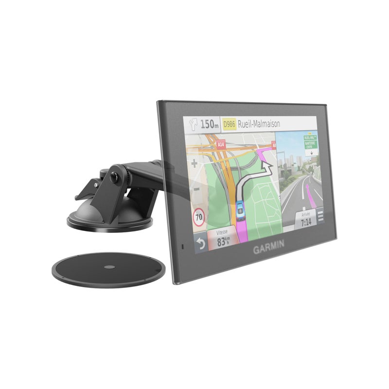 ARKON Mounts Sticky Suction Windshield and Dash Car Mount with 3" Arm for Garmin nuvi GPS | Strong Suction Mount | Garmin nuvi Ready | 360Â° Adjustable Viewing | Adjustable 3" Arm | GN079WD - Image 1